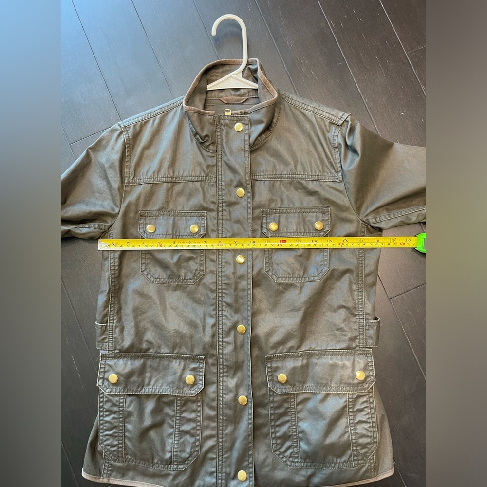 J Crew Utility Jacket Twill Multiple Pockets Snap… - image 6